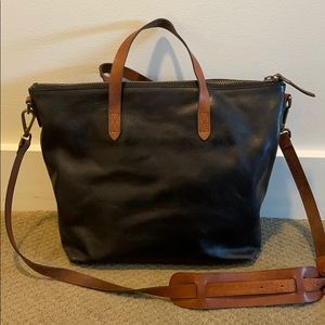 Madewell Transport  Zippered Carry All Tote